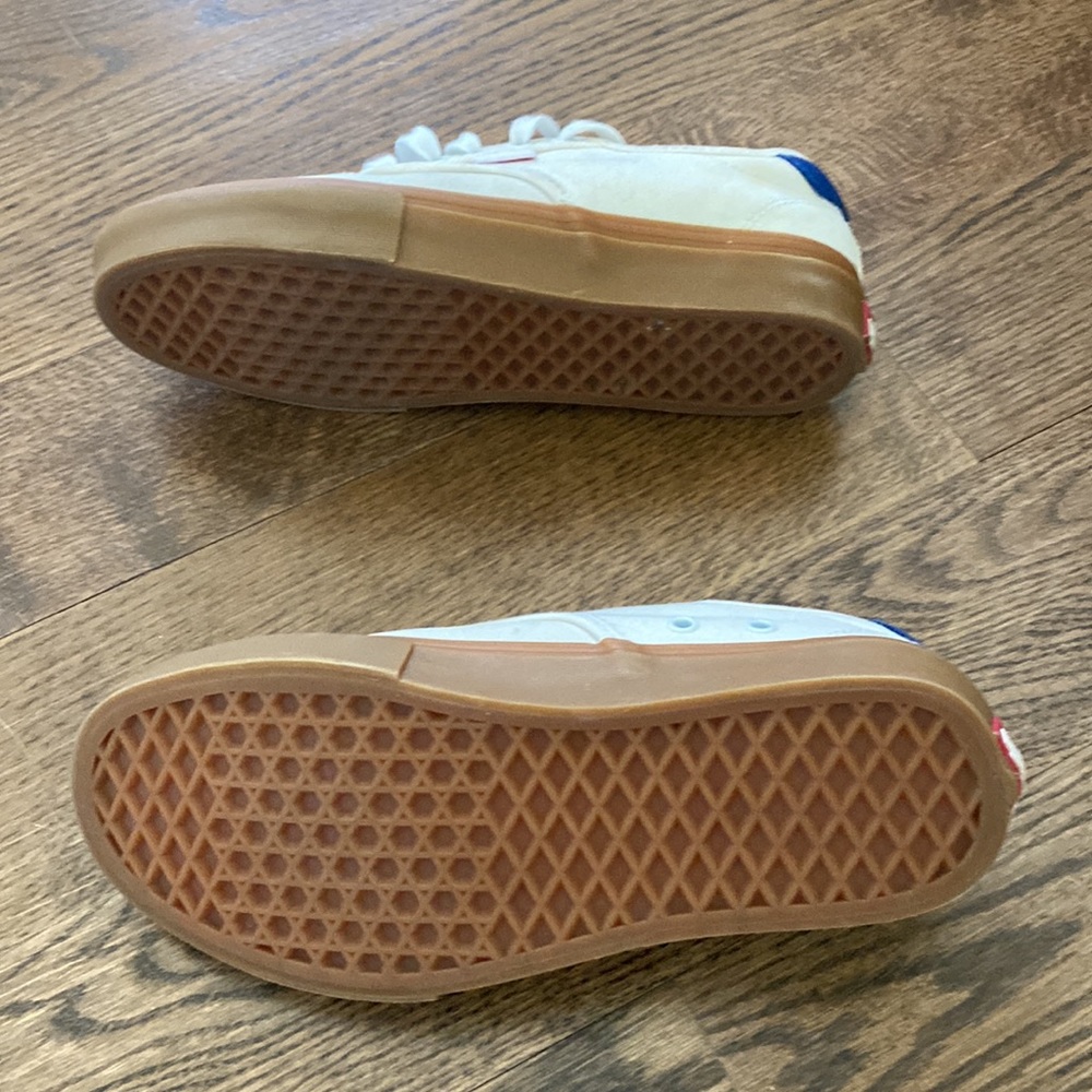 Vans White and Brown Sneakers - Picture 3 of 5